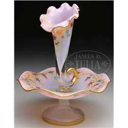 MOSER DECORATED EPERGNE.