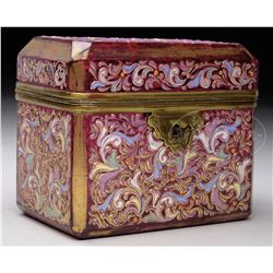 MOSER DECORATED BOX.