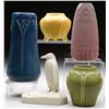 Image 1 : FIVE ROOKWOOD POTTERY ITEMS.