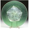 Image 1 : DURAND PEACOCK FEATHER PLATE.
