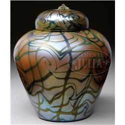DURAND COVERED JAR.
