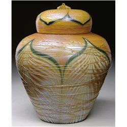 DURAND COVERED JAR.