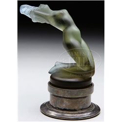 R. LALIQUE AMETHYST CHRYSIS MASCOT.