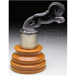R. LALIQUE CINQ CHEVAUX MASCOT.