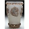 Image 1 : LALIQUE CAMARGUE VASE.