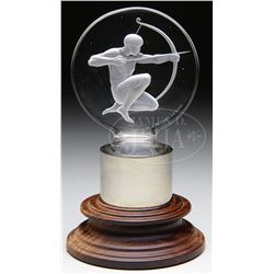 R. LALIQUE ARCHER MASCOT.