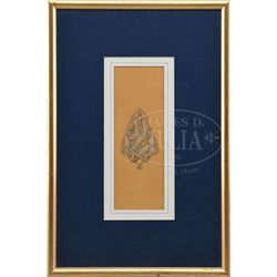 LALIQUE DESIGN DRAWING.