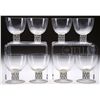 Image 1 : EIGHT R. LALIQUE SAINT-NABOR GOBLETS.