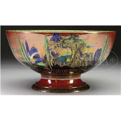 WEDGWOOD FAIRYLAND LUSTRE PUNCH BOWL.