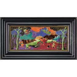 WEDGWOOD FAIRYLAND LUSTRE PLAQUE.