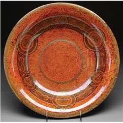 WEDGWOOD FAIRYLAND LUSTRE LILY TRAY.