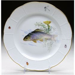 MEISSEN FISH PLATE.