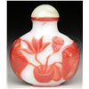 Image 1 : PEKING GLASS SNUFF BOTTLE.
