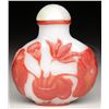 Image 2 : PEKING GLASS SNUFF BOTTLE.