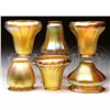 Image 1 : LOT OF SIX ART GLASS SHADES.