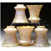 Image 1 : FIVE QUEZAL THREADED SHADES.