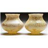 Image 1 : PAIR OF STEUBEN HEART & VINE SHADES.