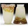 Image 1 : PAIR OF MULLER INTERNALLY DECORATED SHADES.