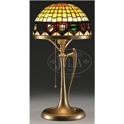 GORHAM LEADED LAMP.
