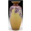 Image 2 : GALLE MOLD BLOWN FUCHSIA VASE.