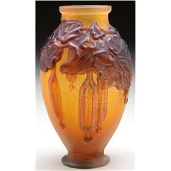 GALLE MOLD BLOWN VASE.