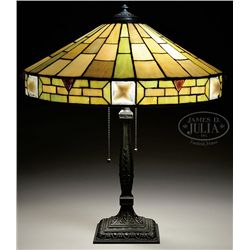 WILKINSON LEADED TABLE LAMP.