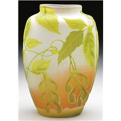 GALLE CAMEO VASE.