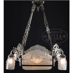 ART DECO CHANDELIER.