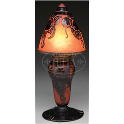LEVERRE FRANCAIS PRUNES BOUDOIR LAMP.