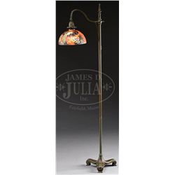 HANDEL PHEASANT FLOOR LAMP.