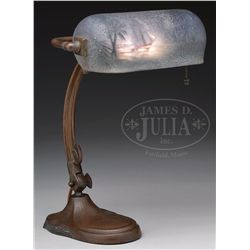 HANDEL TREASURE ISLAND DESK LAMP.