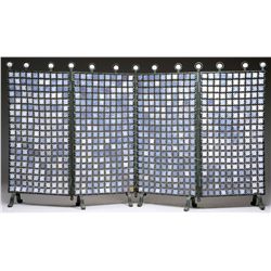 RARE TIFFANY STUDIOS CHAIN MAIL FIRE SCREEN.