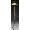 Image 1 : TIFFANY STUDIOS LINENFOLD FLOOR LAMP.