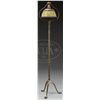 Image 2 : TIFFANY STUDIOS LINENFOLD FLOOR LAMP.