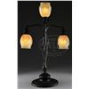 Image 1 : TIFFANY STUDIOS ART NOUVEAU TULIP TABLE LAMP.
