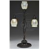 Image 2 : TIFFANY STUDIOS ART NOUVEAU TULIP TABLE LAMP.