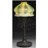 Image 1 : TIFFANY PULLED FEATHER LAMP.