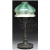 Image 3 : TIFFANY PULLED FEATHER LAMP.