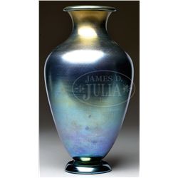 MONUMENTAL TIFFANY FAVRILE VASE.