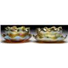 Image 1 : PAIR OF TIFFANY FINGER BOWLS & UNDERPLATES.