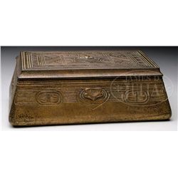 TIFFANY STUDIOS AMERICAN INDIAN HUMIDOR.