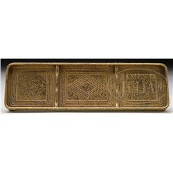 TIFFANY STUDIOS GRADUATE PEN TRAY.