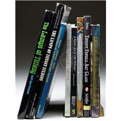 LOT OF EIGHT TIFFANY REFERENCE BOOKS.