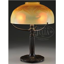 TIFFANY STUDIOS FAVRILE LAMP.