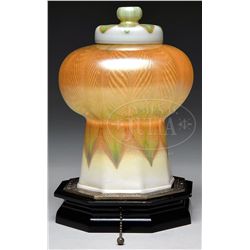 TIFFANY STUDIOS MOSQUE LAMP.