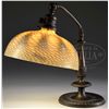 Image 1 : TIFFANY STUDIOS DAMASCENE DESK LAMP.