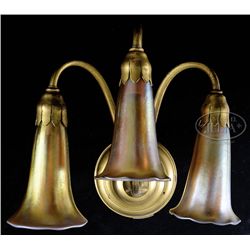 PAIR OF TIFFANY SCONCES.