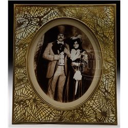 TIFFANY STUDIOS PINE NEEDLE PICTURE FRAME.