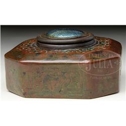 TIFFANY STUDIOS INKWELL.