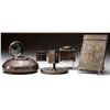Image 1 : FIVE-PIECE TIFFANY PINE NEEDLE DESK SET.